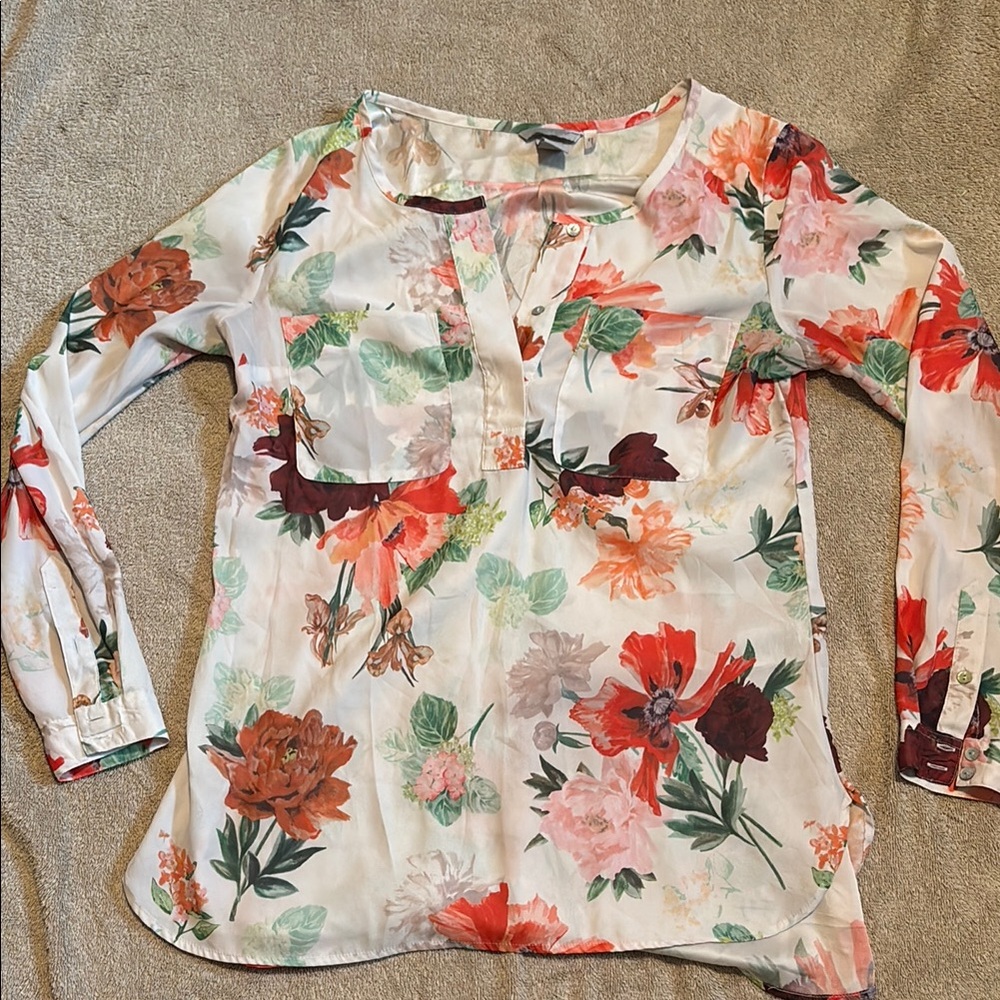 Floral Women's Top - Multicolor